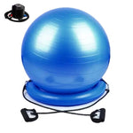 Stability Ball Chair With Inflatable Stability Base & Resistance Bands