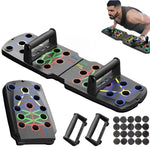 Push-up Board Foldable Multifunctional Home Exercise Equipment with Tension Rope